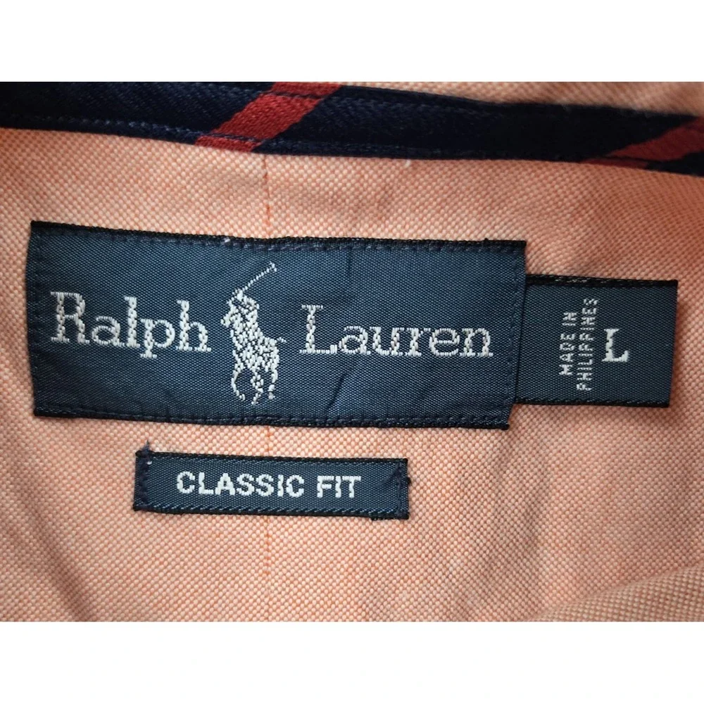 Ralph Lauren‎ Men's 'Classic Fit Chambray Button Down Casual Shirt Size Large